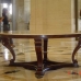 Mesa de Jantar Redonda com Entalhes