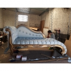 Chaise Divã Clássica Entalhada - Sophie
