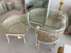 Conjunto Cadeiras Design e Mesa Pizza