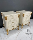 Mesa de Cabeceira Clássica Luis XV - Dominique