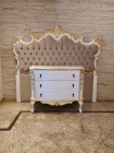 Comoda Bombe Classica - Detalhes Folheados a Ouro - Modelo Exclusivo
