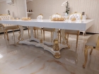 Mesa de Jantar Americana - Pés Centrais