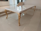 Mesa de Jantar Luis XV GSN - Sob Medidas - Acabamento Folheado a Ouro