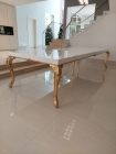 Mesa de Jantar Luis XV GSN - Sob Medidas - Acabamento Folheado a Ouro