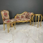 Chaise Divã Clássica Entalhada - Sophie