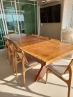 Mesa de Jantar Rustica - em Madeira Maciça