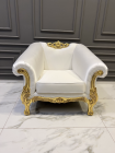Poltrona Francesa Entalhada - Modelo Exclusivo Decoração Móveis 