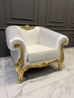 Poltrona Francesa Entalhada - Modelo Exclusivo Decoração Móveis 